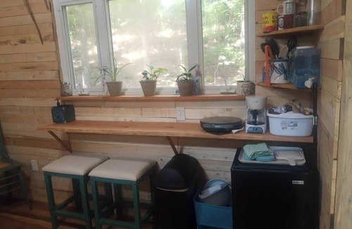 Ozone Cabina | Driftwood Treehouse Cabin w/AC, Peaceful & Cozy!