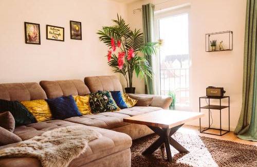 Bad Lippspringe Apartamento | Dschungel in BaLi 72qm Ferienwohnung im Zentrum