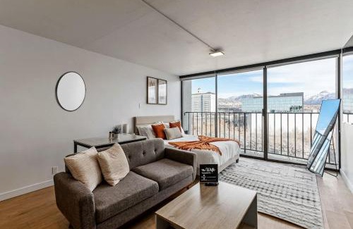 Downtown Salt Lake City Apartamento | DT Studio Gym Pool Table 11th Floor Parking
