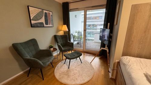 Augustinviertel Apartamento | DUHA HOMES - Stylisches Apartment, Stellplatz, Küche, Self Check-in