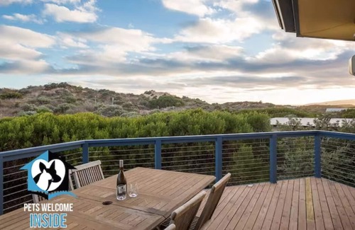 Goolwa Beach Casa | DUNE: MANTÉNGASE, vistas únicas de 270o de dunas y pasos para llegar a la playa