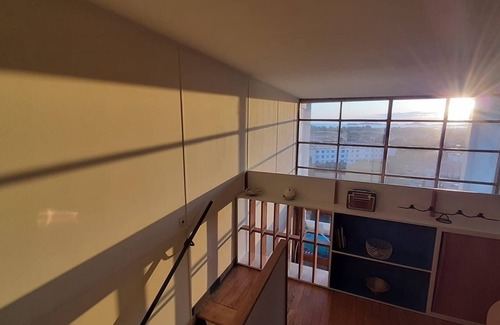 Sainte-Anne Apartamento | Duplex 100m2 Le Corbusier auténtico y radiante - 2 Logias incluyendo 1 vista al mar