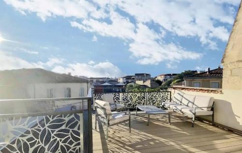 Quartier Administrations Apartamento | Duplex 120m2 terrasse vue sur Nîmes