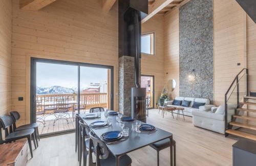 Bergers Apartamento | Duplex 125m² aux pieds des pistes avec parking et cheminée - FR-1-645-70