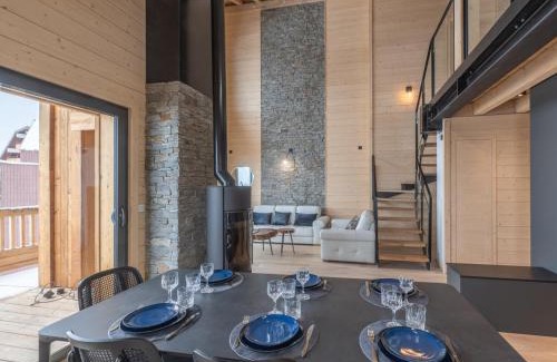 Bergers Apartamento | Duplex 125m² aux pieds des pistes avec parking et cheminée - FR-1-645-70