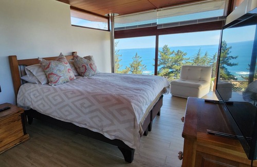 Maitencillo Apartamento | Duplex con vista al mar y piscina CME144