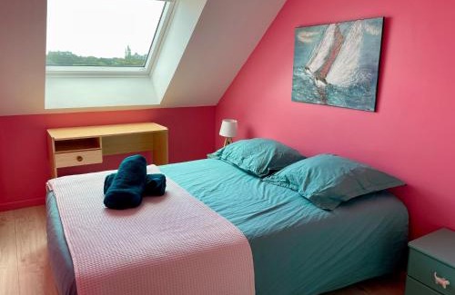 Guerande Apartamento | Duplex confortable, piscine, proche plage/Jumping