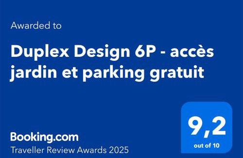 Malakoff Casa | Duplex Design 6P - accès jardin et parking gratuit