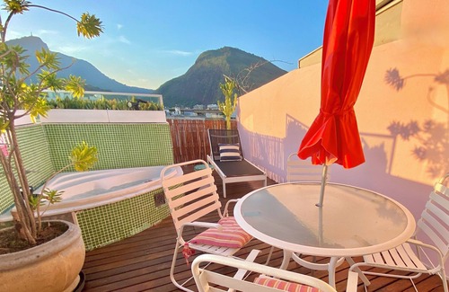 Ipanema Condominio | ATICO DÚPLEX IPANEMA POSTO 9. Jacuzzi, 2 terrazas + Wow Cristo Vistas!