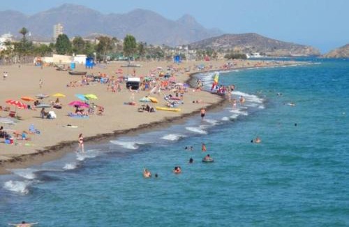 Puerto de Mazarrón Casa | Duplex junto al Mar con Jardin y Piscina