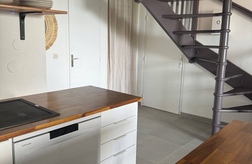 Mare Gailard Apartamento | Duplex sea view with pool, Le Gosier 5 minutes from the beach!