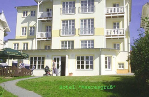 Sassnitz Hotel | DZ 05. Comodidad con vista al mar y balcón - Hotel garni Meeresgruß ***