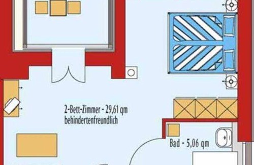 Sassnitz Casa | DZ 11. Komfort mit Meerblick und Balkon - Hotel Garni Meeresgruß