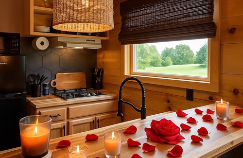 Flat Rock Cabina | Eagle's Nest Jacuzzi Pet Friendly Mtn Views