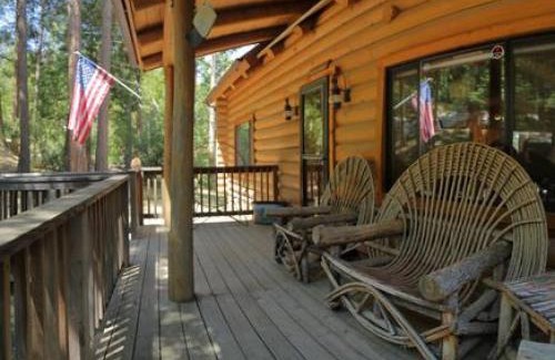 Idyllwild Casa | Eagles Nest - Natural Log Cabin with Guest House
