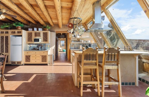 Taos Casa | Earthship Sanctuary and Spa with Panoramic Mesa Views