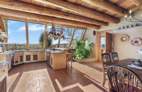 Taos Casa | Earthship Sanctuary and Spa with Panoramic Mesa Views