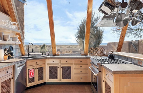 Taos Casa | Earthship Sanctuary and Spa with Panoramic Mesa Views