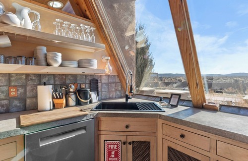 Taos Casa | Earthship Sanctuary and Spa with Panoramic Mesa Views