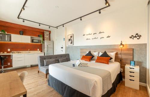 Campo Belo Apartamento | Easy Star - Studio deslumbrante no Campo belo - VR03H