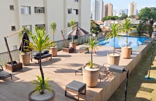 Campo Belo Apartamento | Easy Star - Studio Iluminado e com Vista, ao lado do Aeroporto - PN02G