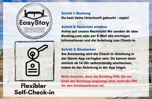 Bad Oeynhausen Apartamento | EasyStay#2 Cozy Studio in Kliniknähe, mit Netflix,Küche & Bad