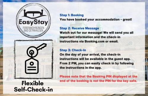 Bad Oeynhausen Apartamento | EasyStay#2 Cozy Studio in Kliniknähe, mit Netflix,Küche & Bad