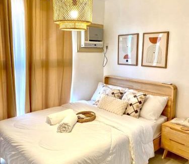 Mandaue Apartamento | Eclectic Haven at Bamboo Bay Cebu - Cozy 1Bedroom and Studio near SM City , IT Park and Ayala Mall - NO PARKING