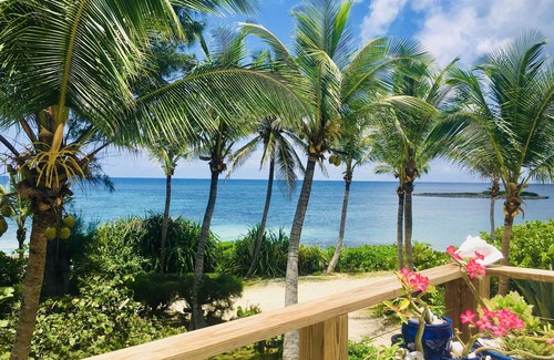 Governor's Harbour Casa | Casa ecológica frente al mar en una playa impresionante con cabaña privada