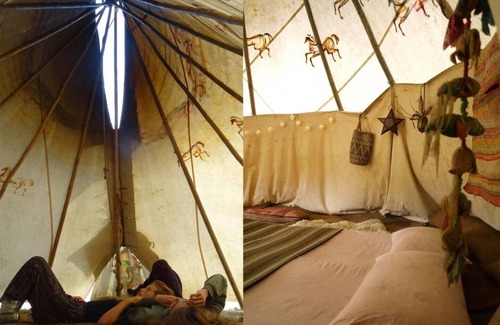Totnes Cabina | Eco Project Tipi at Permaculture Land
