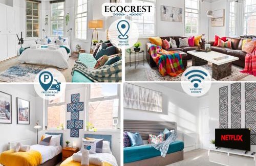 Nottingham Apartamento | EcoCrest-Superior 2 Bedroom - Free Parking - Sleeps 5 guests