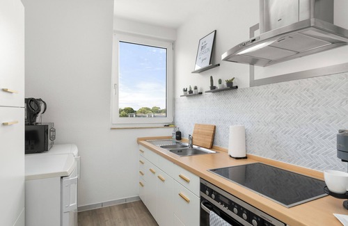 Uerdingen Casa | *Apartamento de diseño Feria/Rin, Netflix, Cocina
