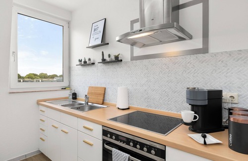 Uerdingen Casa | *Apartamento de diseño Feria/Rin, Netflix, Cocina
