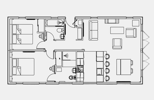 Treator Cabina | Edge of Padstow, 2 bedroom luxury lodge