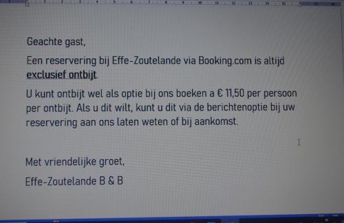 Zoutelande Cama Y Desayuno | Effe-Zoutelande B&B