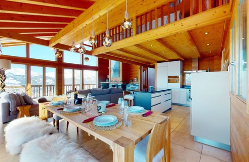 Veysonnaz Chalet De Esquí | Egg SAUNA & LUXURY chalet 16 pers