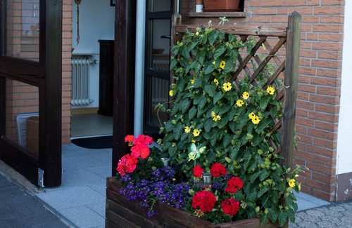 Bad Muenstereifel Apartamento | Eifelhaus Helga Wald & Wiese en la puerta