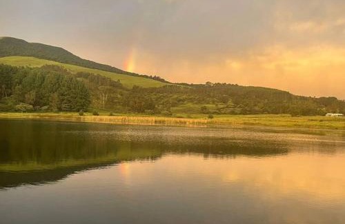 Karkloof Nature Reserve Otro | eKuthuleni - Wooden Cabin over the lake