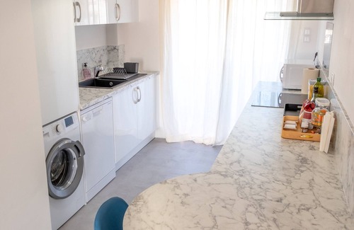 Cros-de-Cagnes Apartamento | Elégant 3 Pièces au Cros de Cagnes, Parking Gratuit, à 5 Minutes des Plages