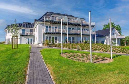 Krautsand Apartamento | Elbe view apartment D4 R2 - Roof terrace with Elbe view - Vacation on Krautsand