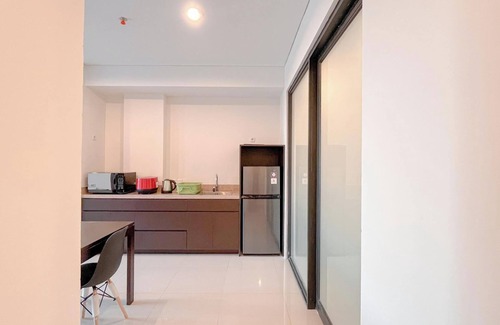 By Pass Ngurah Rai Apartamento | Elegant 2Br (No Kitchen) Apartment At Skales Residence Nusa Dua Bali