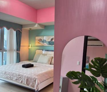 Bonifacio Global City Apartamento | Elegant 4BR with balcony and bathtub in Uptown BGC