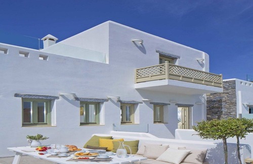 Astypalaia Villa | Elegante Villa Astypalaia | Villa Verde | Aire Acondicionado | Banera de hidromasaje | 2 Dormitorios