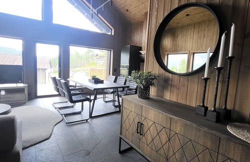 Vradal Cabina | Elegant black chalet with top amenities in Vrådal