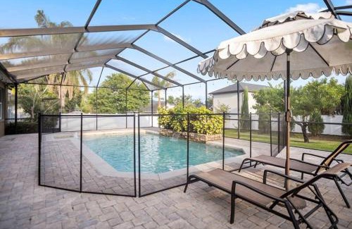 Nichols Casa | Elegant Home with Pool, Office, Theater, and Fence