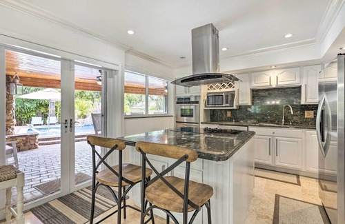 Ludlam Casa | Elegant Miami Home w/ Private Tropical Oasis!
