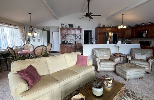 South Casco Casa | Elegant, Relaxing Home with Amazing Sunset Views on Big Sebago Lake
