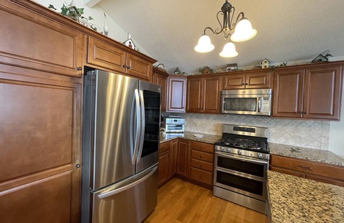 South Casco Casa | Elegant, Relaxing Home with Amazing Sunset Views on Big Sebago Lake