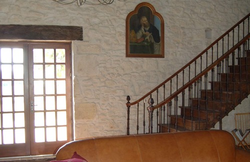 Sainte-Colombe-de-Duras Otro | Elegante y aislada casa de piedra de 300 años con piscina privada, magníficas vistas