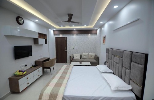 New Delhi Apartamento | Elegant Studio Apartment in Central Delhi